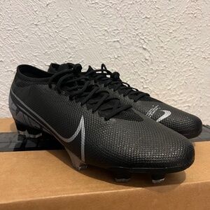 Nike Mercurial Vapor 13 Pro FG "Black Silver" AT7901-001 Size 11.5 NEW